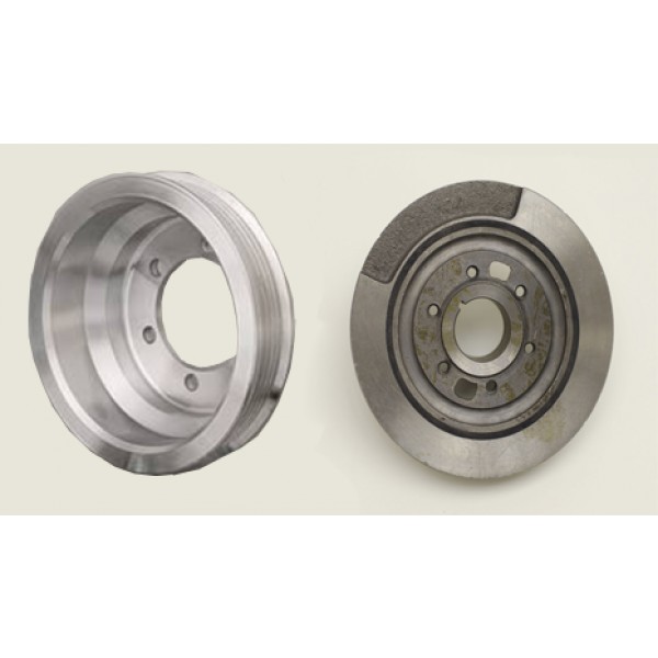 7 Rib Billet Serpentine Pulley Kit 00-03 Mopar Magnum SB 5.9L - Click Image to Close